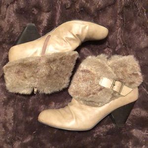 Style & Co. fur lined booties
